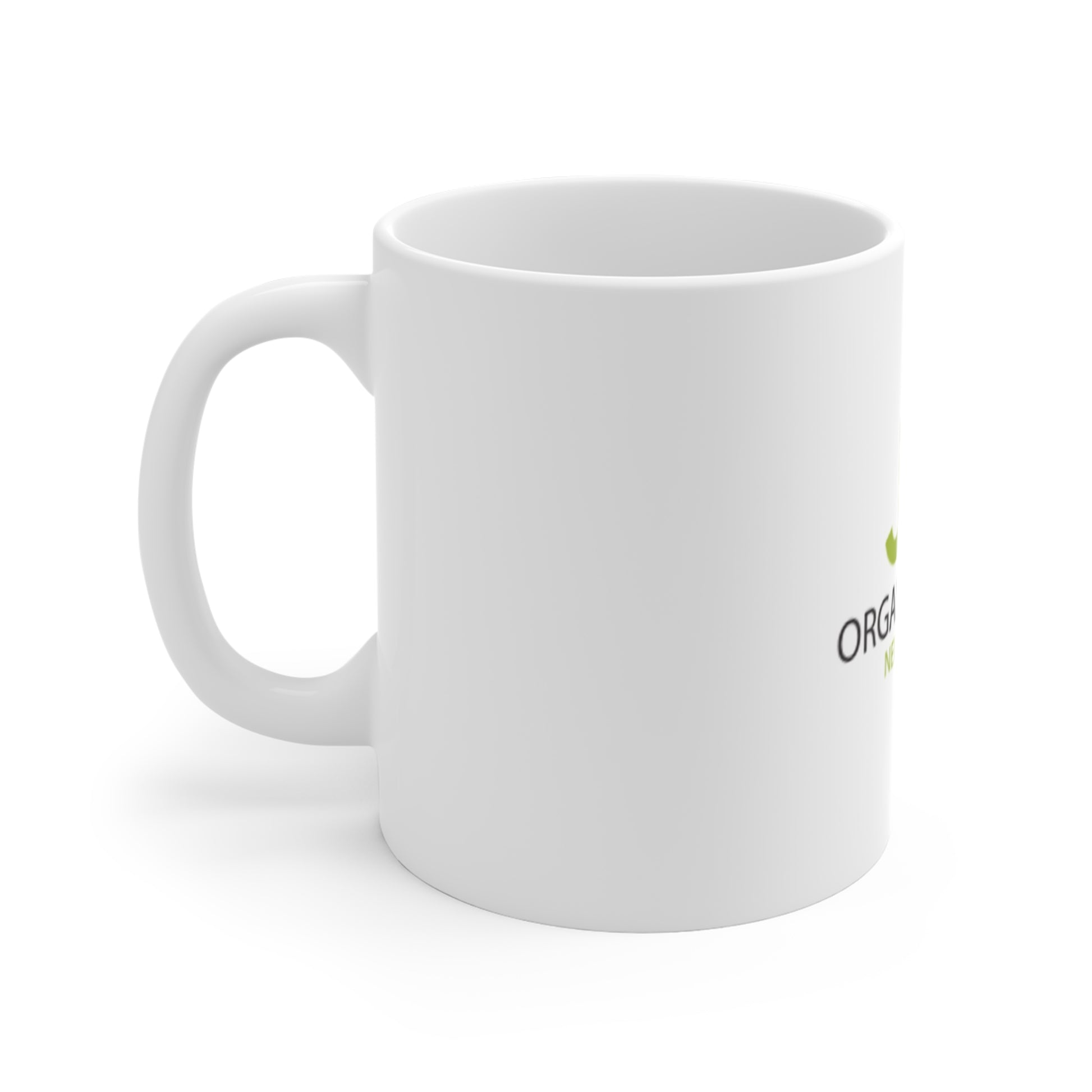 Organic Barley Logo Mug - 11oz Coffee Cup, Eco-Friendly Gift, Kitchen Decor, Tea Lover's Mug, Personalized Drinkware